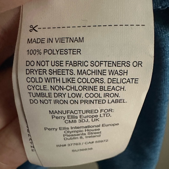 Callaway Women's 1/4 zip heather blue Golf Polo Opti Dri short sleeve Sz S NWT - Picture 6 of 6